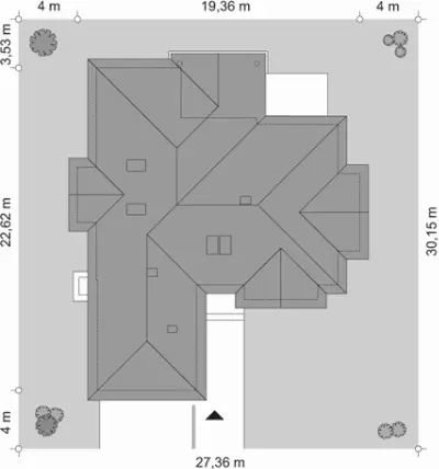 Rozłożysty 2 — plan sytuacyjny 1