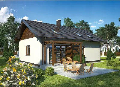Rumiankowy - wariant I — wizualizacje 3 (odbicie lustrzane)