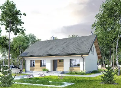 Samotna gwiazda — wizualizacje 1 (odbicie lustrzane)
