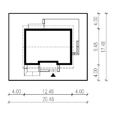 Senne marzenie (etap II)  — plan sytuacyjny 1 (odbicie lustrzane)