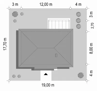 Sensowny 4 — plan sytuacyjny 1 (odbicie lustrzane)