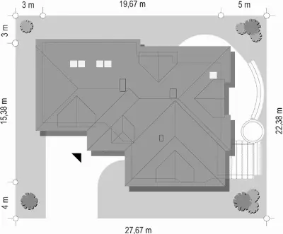 Siedziba — plan sytuacyjny 1