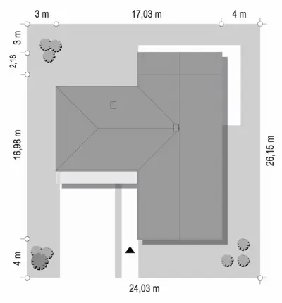 Sielanka 4 — plan sytuacyjny 1