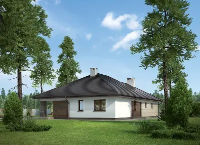 Słoneczna polana - wariant IV — wizualizacje 2 (odbicie lustrzane)