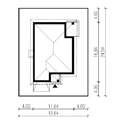 Słoneczna polana — plan sytuacyjny 1 (odbicie lustrzane)