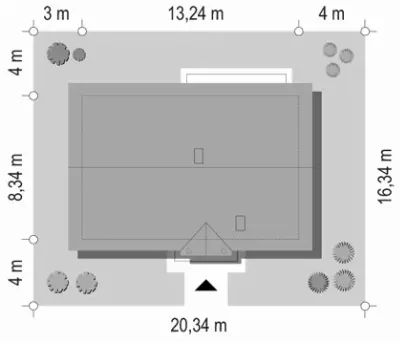 Słoneczny — plan sytuacyjny 1