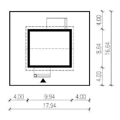 Słuszny wybór - wariant II — plan sytuacyjny 1 (odbicie lustrzane)