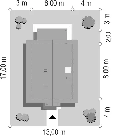 Smyk 2 — plan sytuacyjny 1 (odbicie lustrzane)