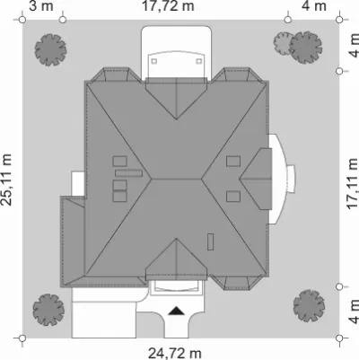 Sokół — plan sytuacyjny 1 (odbicie lustrzane)