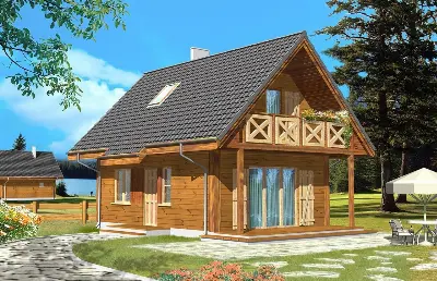 Sosenka Drewniana — wizualizacje 4