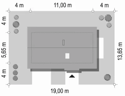 Sosenka wariant M — plan sytuacyjny 1