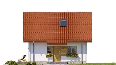 Sosenka — elewacje 1 (odbicie lustrzane)