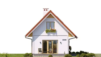 Sosenka — elewacje 3 (odbicie lustrzane)