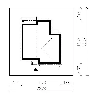 Sosnowe wzgórze - wariant II — plan sytuacyjny 1