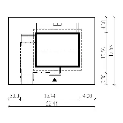 Specjalny - wariant I — plan sytuacyjny 1 (odbicie lustrzane)