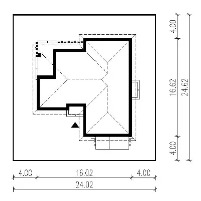 Spokojna przystań - wariant II (etap II) — plan sytuacyjny 1