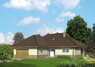 Spokojna przystań - wariant II (etap II) — wizualizacje 1 (odbicie lustrzane)