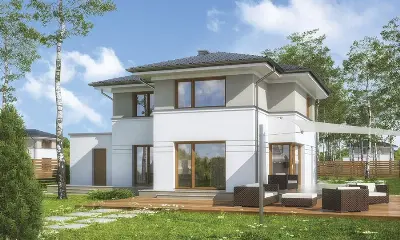 Spokojna wyspa — wizualizacje 3 (odbicie lustrzane)