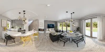 Światła miasta - wariant III (dwulokalowy) — panoramy 360° 2