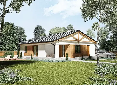 Świerki nad jeziorem — wizualizacje 1