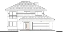 Projekt domu Sydney wariant B  — wizualizacja