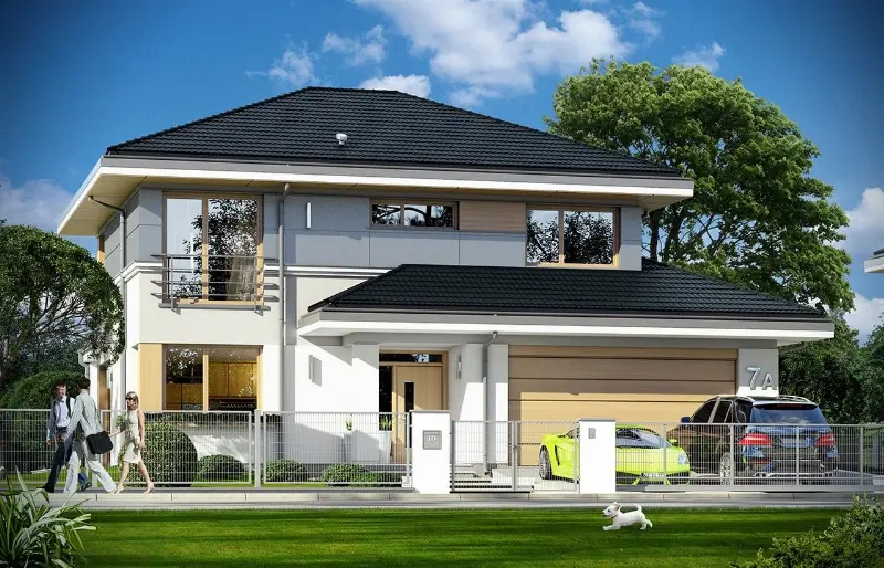 Projekt domu Sydney — wizualizacja