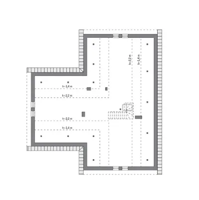 Szafranowy - wariant III — rzuty kondygnacji 2