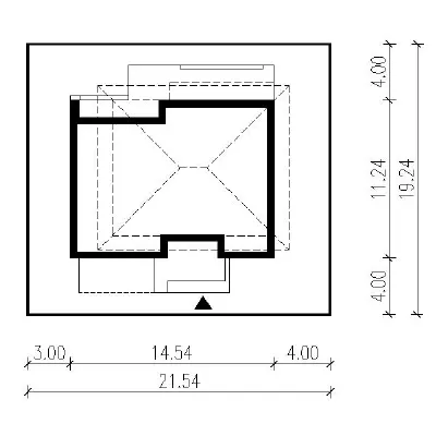 Szczęśliwy — plan sytuacyjny 1 (odbicie lustrzane)
