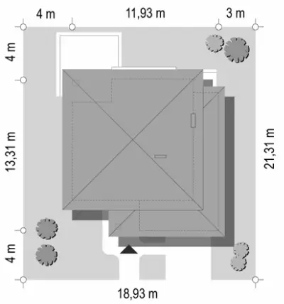 Szmaragd 3 — plan sytuacyjny 1