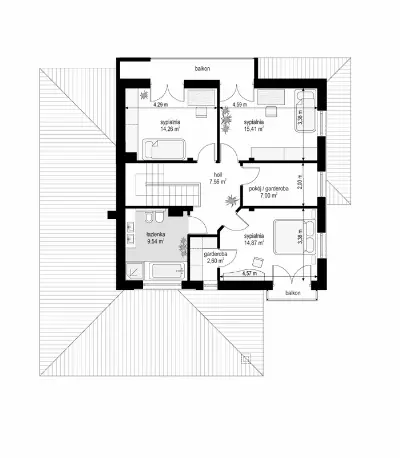 Szmaragd 5 — wizualizacje 5 (odbicie lustrzane)