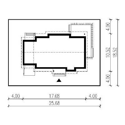 Szum morza - wariant II — plan sytuacyjny 1 (odbicie lustrzane)