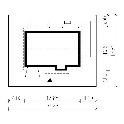 Szum morza - wariant III (etap I) — plan sytuacyjny 1 (odbicie lustrzane)