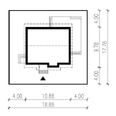 Szum morza - wariant IV — plan sytuacyjny 1 (odbicie lustrzane)