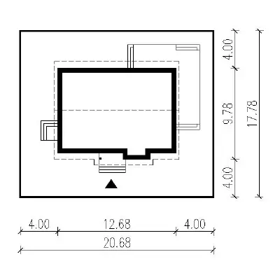 Szum morza - wariant V — plan sytuacyjny 1 (odbicie lustrzane)