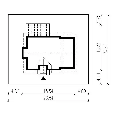 Szumiące topole - wariant II — plan sytuacyjny 1