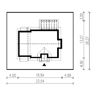 Szumiące topole - wariant II — plan sytuacyjny 1 (odbicie lustrzane)