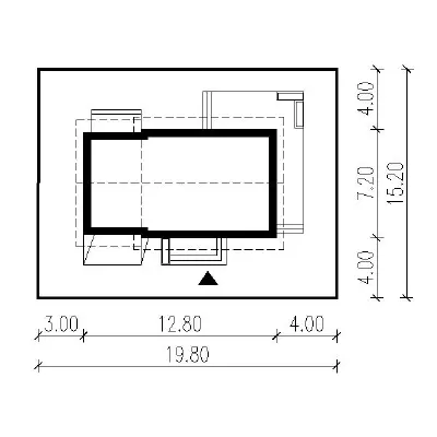Trafna decyzja - wariant III (etap I) — plan sytuacyjny 1 (odbicie lustrzane)