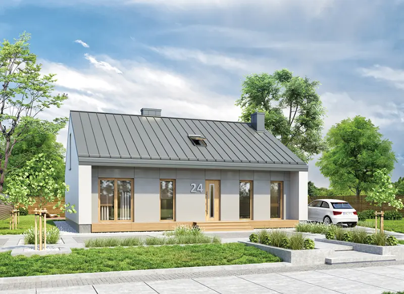Projekt domu Tylko jeden/1 — wizualizacja