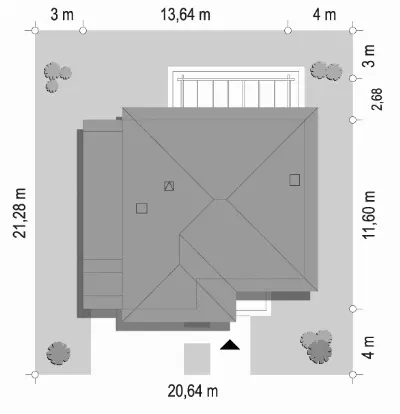 Tytan 5 — plan sytuacyjny 1 (odbicie lustrzane)