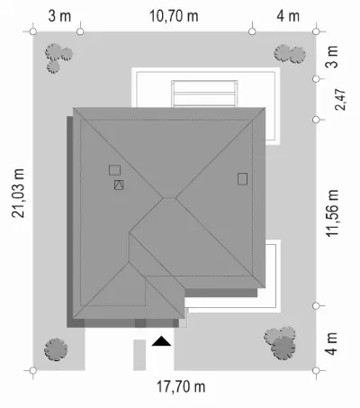 Tytan 6 B — plan sytuacyjny 1 (odbicie lustrzane)