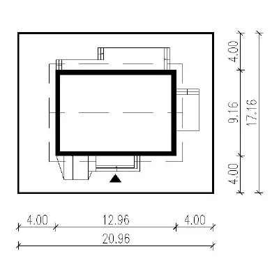 Ukryty w ciszy — plan sytuacyjny 1 (odbicie lustrzane)