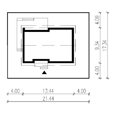Umiarkowany (aranżacja 1) — plan sytuacyjny 1