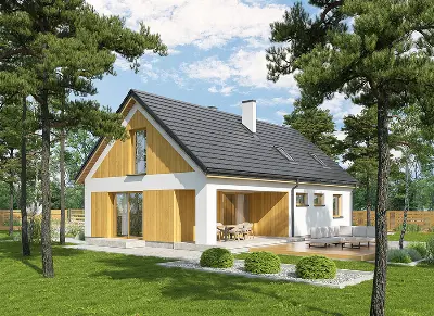 W cieniu drzew (etap II) — wizualizacje 2 (odbicie lustrzane)
