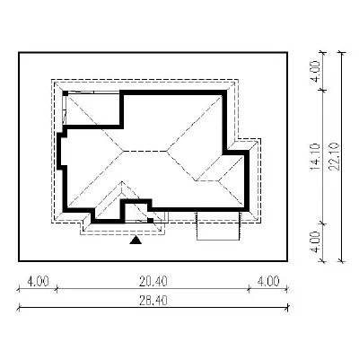 W dobrym guście - wariant III — plan sytuacyjny 1 (odbicie lustrzane)