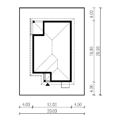 Wariantowy - wariant I (etap II) — plan sytuacyjny 1