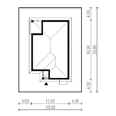Wariantowy — plan sytuacyjny 1