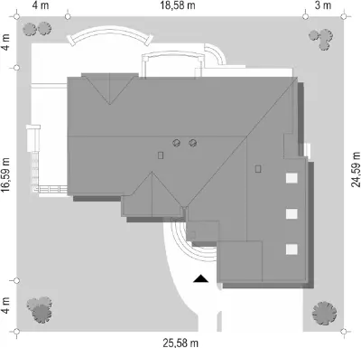 Willa Anna Maria — plan sytuacyjny 1