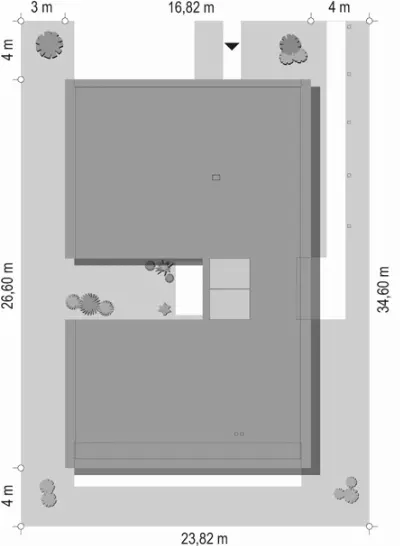 Willa Atrium — plan sytuacyjny 1