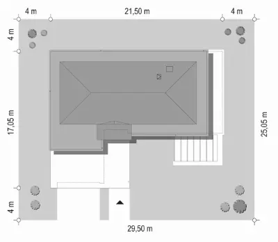 Willa Floryda 4 — plan sytuacyjny 1