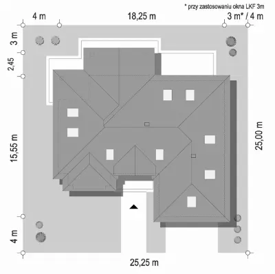 Willa Parkowa 10 — plan sytuacyjny 1